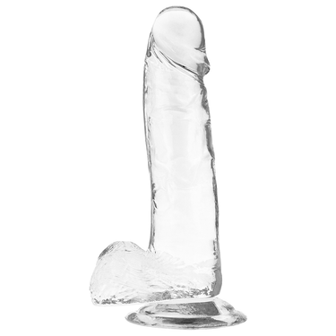 Dildo Trasparente Realistico X Ray Clear con Asse Flessibile e Vene